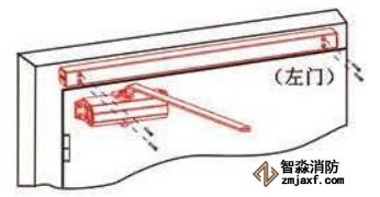 拉门面电动闭门器安装方法